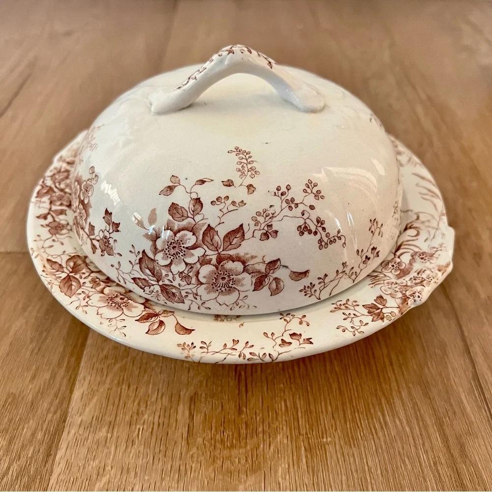 Antique 1881 F. Winkle & Co. SURREY FENTON FAIENCE England‎ 181003 - Soup Bowl
